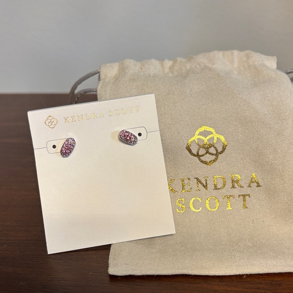 Kendra Scott Grayson Pink Ombré Stud Earrings